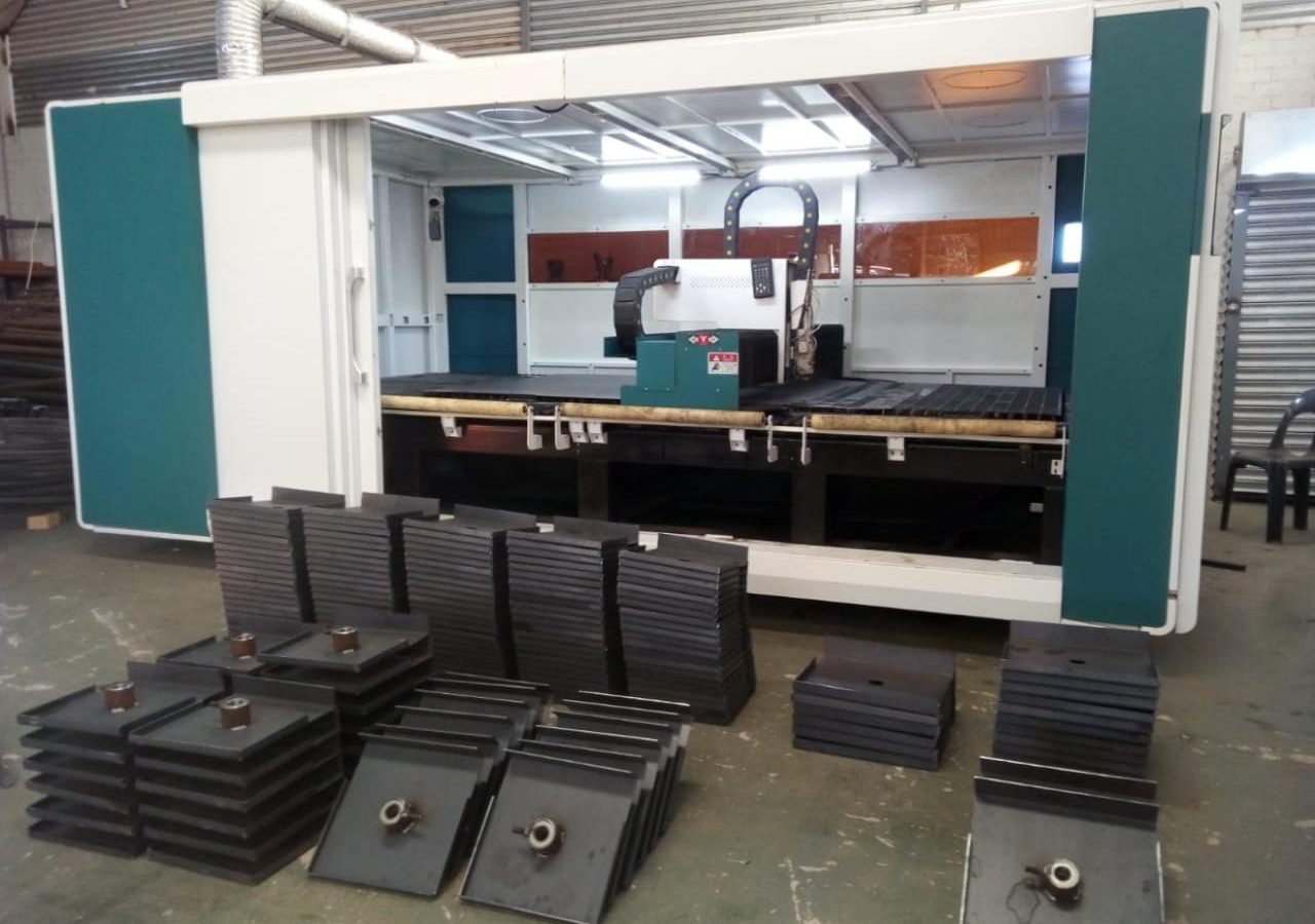Roller shutter doors being manufactured at the Krugersdorp factory